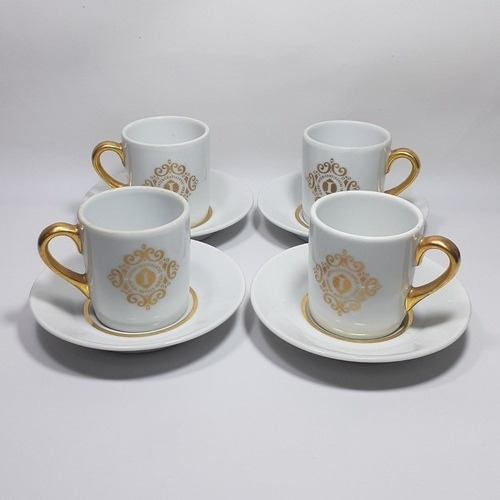 Tazas Hotel Inter Continental Fina Porcelana Bavaria (Usado)