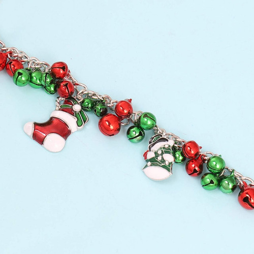 Nlcac Navidad Jingle Bell Collar Mujeres Declaración Chun...