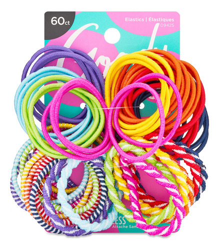 Cintas Elásticas Para El Pelo Goody Kids Ouchless, 60 Unidad