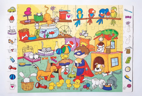 Imagen 2 de 10 de Rompecabezas Infantil Veterinaria Juguetes Didacticos Niños
