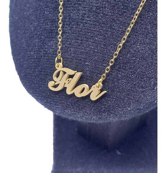 Cadena De Plata Con Nombre Flor | MercadoLibre ???? Cadena De Plata Con Nombre Flor | MercadoLibre ????