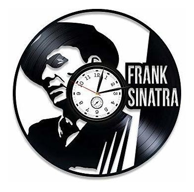 Reloj De Pared Vinilo Frank Sinatra