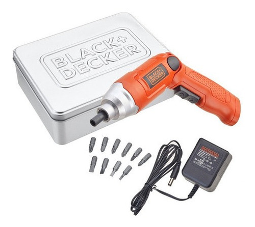 Atornillador 3.6v + Accesorios Con Caja Black & Decker 9036t-ar Black + Decker 9036t-ar