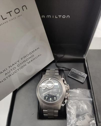 Relógio Hamilton Khaki Navy Frogman - Monopusher - Pouco Uso