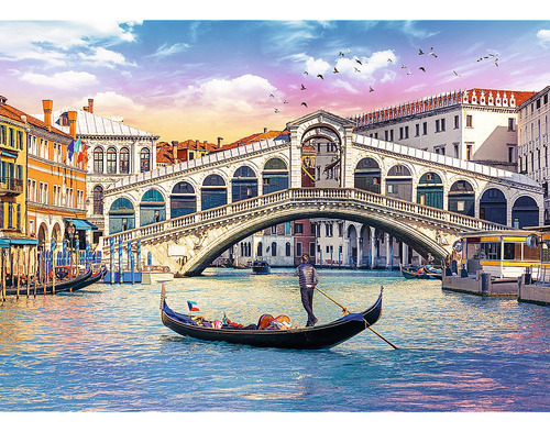 Rompecabezas Trefl 500 Piezas: Puente De Rialto, Venecia