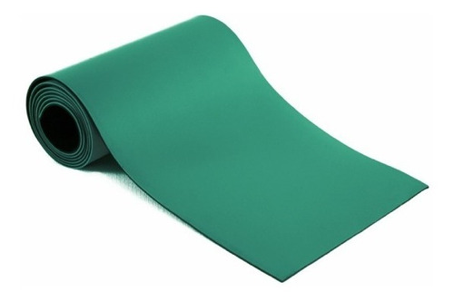 Rollo De Tapete Esd Bicapa Verde 90 Cm X 1 Mt