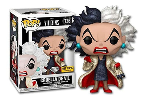 Figura De Vinilo Funko Pop 736 De Disney Villains Cruella
