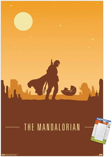 Star Wars: The Mandalorian - Póster De Pared De Mando ...