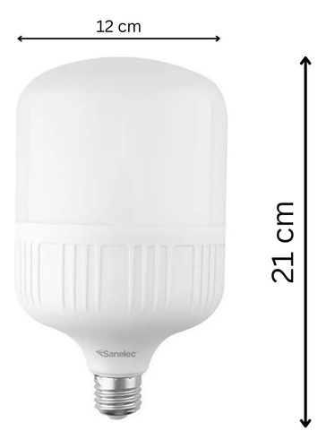 Foco De Alta Potencia 40w Luz Fría Led 6500k 3600 Lm Blanco Frío