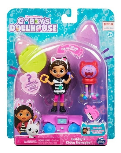  Gabby's Dollhouse Set Con Figuras Kitty Karaoke