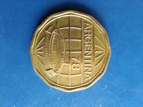 Moneda Mundial Argentina 78 Estadio Monumental 100 Pesos