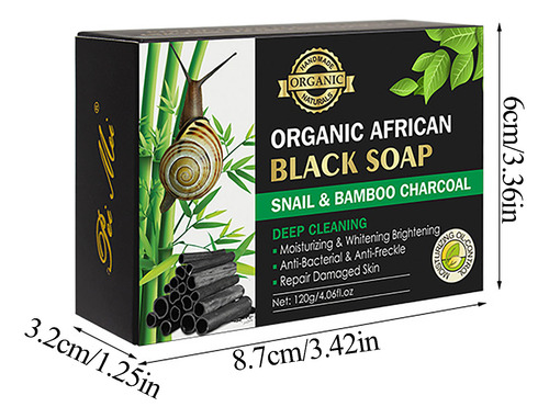 Sabonete De Carvão Vegetal 120g Sabonete De Limpeza Corporal