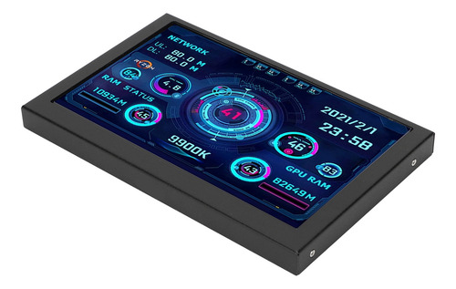 Panel De Sensores Para Pc, Monitor De Datos De Cpu, Usb C Ti