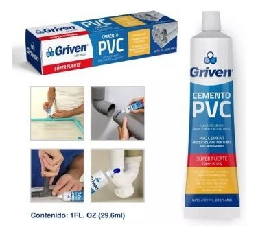 Pega Para Tuberia Pvc Agua Fria 29ml Griven