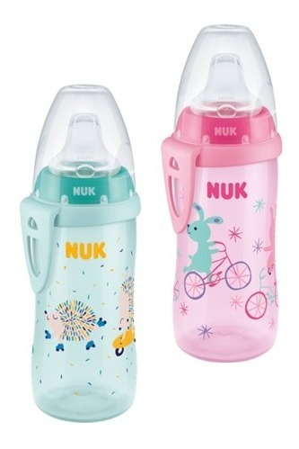 Imagen 2 de 5 de Vaso First Choice Nuk 12m+ Active Cup 300ml Pico Blando