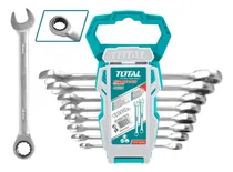 Comprar Set Llaves Ratchet 8pcs Cr.v+cr-mo 60-72t 8-19mm Colgador Pl