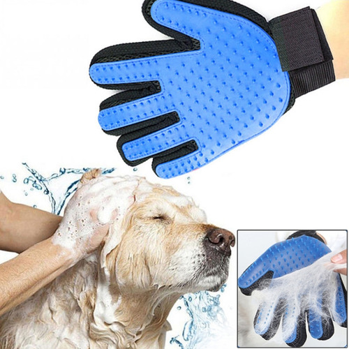 Deshedding Brush Glove Pet Masaje Aseo Suave Y Eficiente