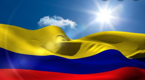 6 Metros De Tela Para Bandera Satinado Colombia 1.50ancho