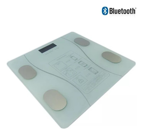 Pesa Balanza Digital De Baño Inteligente Bluetooth App Color