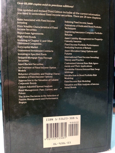 The Handbook Of Fixed Income Securities F Fabozzi -u -990 (Usado)