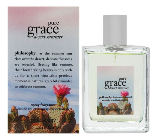 Edt 4.0 Onzas Pure Grace Desert Summer Por Philosophy Para