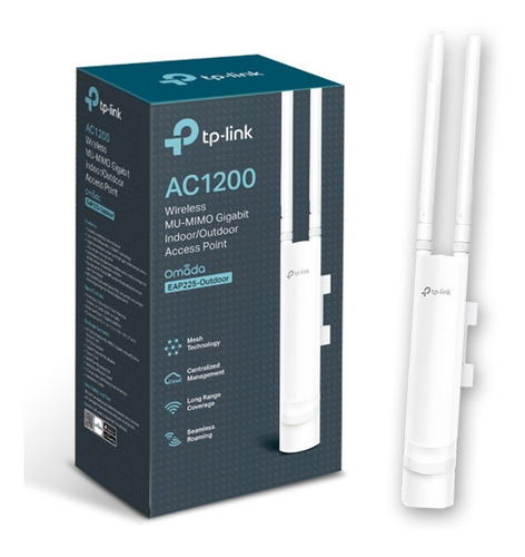 Imagen 1 de 6 de Access Point Tp Link Eap225 Exterior Ac1200 Antena Dual Band