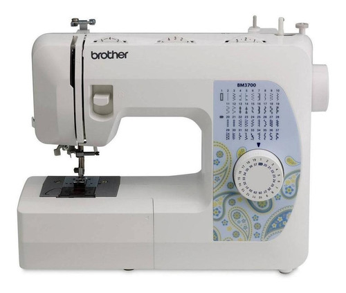 Máquina de coser recta Brother BM3700 portable blanca 220V