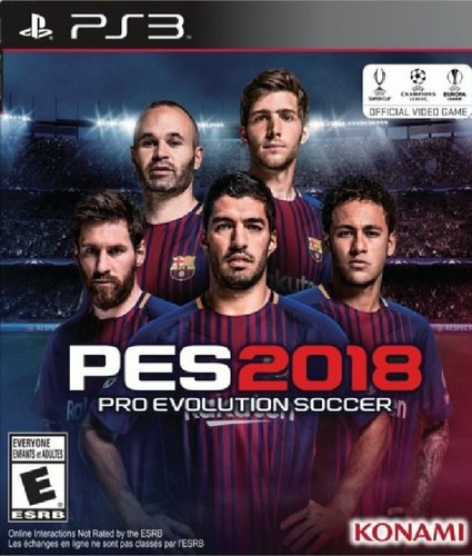 Pes 2018 - Ps3 - Físico - Sellado