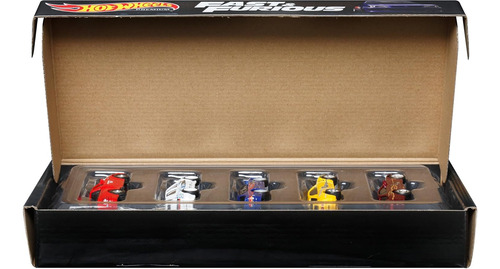 Coches De Juguete Hot Wheels 5 Unidades A Escala 1:64 En Caj