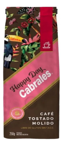 Cafe Cabrales Molido Tostado Happy Day Pack X12u. 