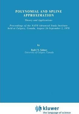 Libro Polynomial And Spline Approximation : Theory And Ap...