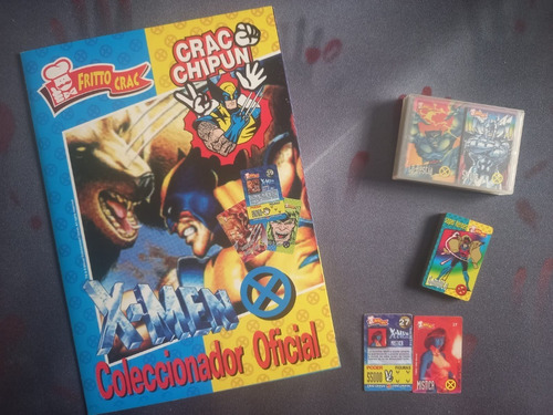 Tarjetas Y Coleccionador Marvel, X Men, Fritto - Crac 1996