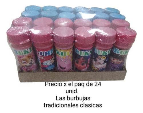 Burbujas Burbujeros Para Niños Precio X 12 Unid