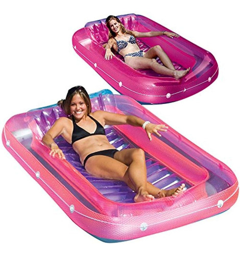 Swimline Sun Tan Tub Swimming Pool Float, 2-pack