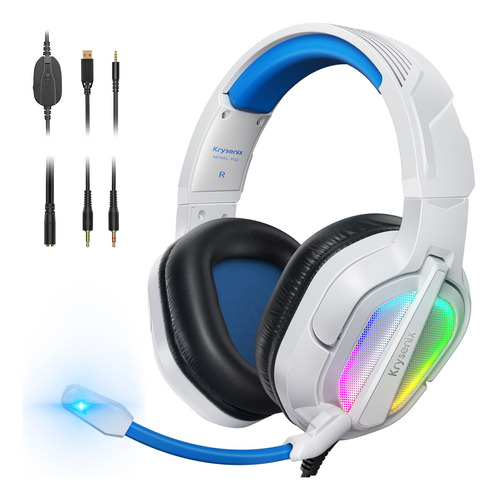 Krysenix Pg2 - Auriculares Para Juegos Para Ps4/ps5/pc/xbox