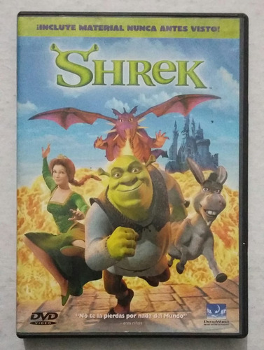 Dvd Shrek 1  Infantil - Musica Para Niños - Cameron Diaz