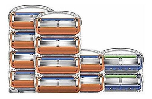 5 Cuchillas Gillett E Fusion, 12 Piezas