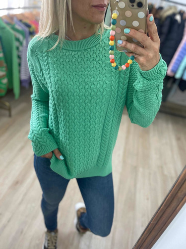 Sweater Tramado Colores Mujer The Big Shop