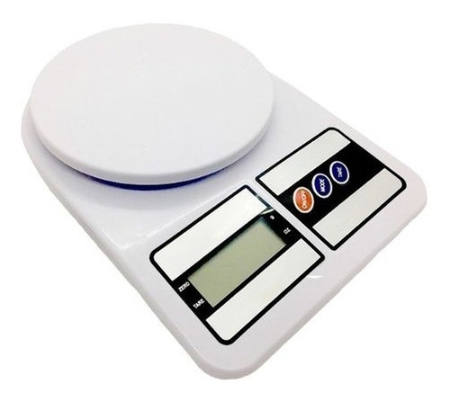 Balança De Cozinha Nutrição Alimentos Dieta - Digital 10kg Capacidade máxima 10 kg Cor Branco