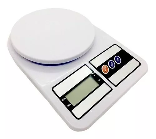 Balança Digital De Precisão Cozinha 10kg Nutrição E Dieta Capacidade máxima  10 kg Cor Branca