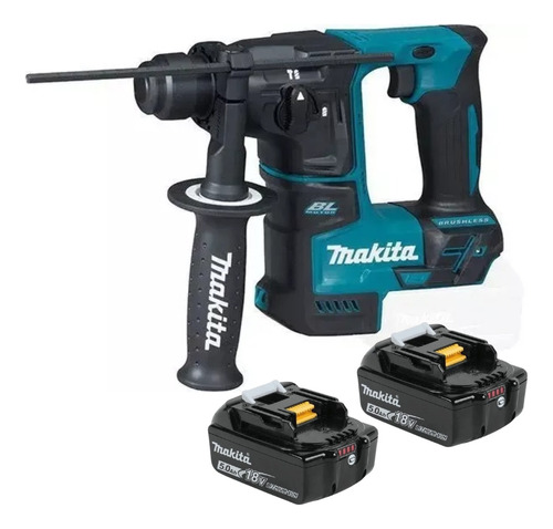 Martelete Rompedor 2 Bateria 18v 5ah Dhr171 Makita S/ Carreg