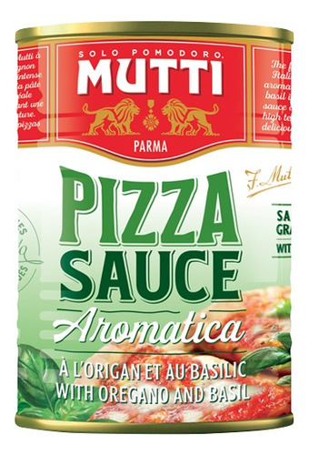 Mutti Salsa Pomodoro Para Pizza Aromatica 400 Grs