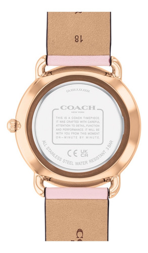 Reloj Coach Elliot Rosa Original Y Nuevo
