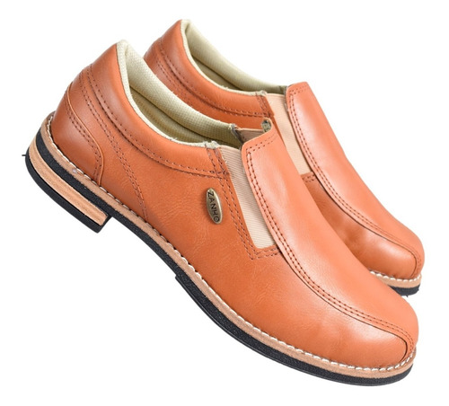Imagen 5 de 6 de Zapatos Hombre Vestir Casual Zanho 508 Elastizado