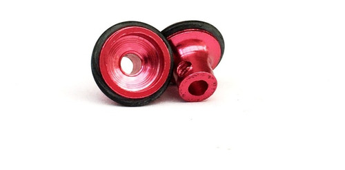 Autorama Pneu Dianteiro Sprintt 1/8 C/ Cubo De Aluminio Rosa