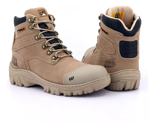 Bota Masculina Caterpillar 1600 em Couro Legítimo Promoção Relâmpago