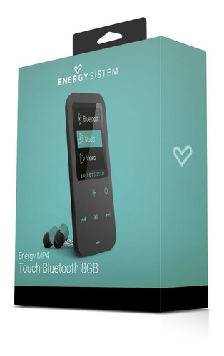 Mp4 Bluetooth Touch 8gb Pantalla Lcd Energy Sistem Color Negro / Mint