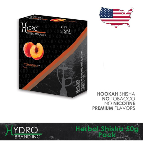 Hydro Herbal Shisha Hidroponics Peach 50g