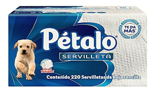 Pétalo Servilleta, Paquete Con 220 Piezas De Hoja Sencilla