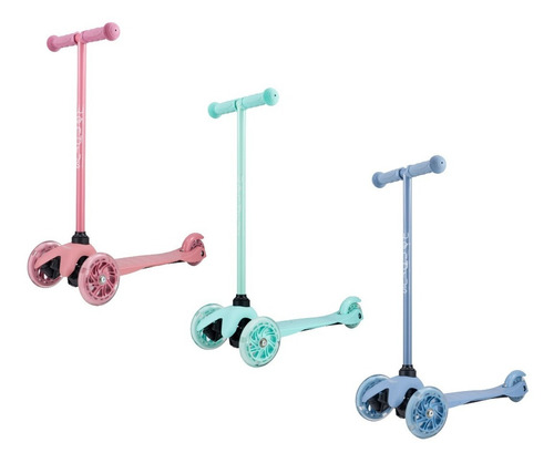 Patín Del Diablo Tri Scooter Para Niño 3-6 Años Wondrus Color Azul